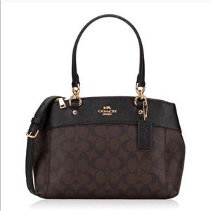 Coach NWT Large Brook Carryall Signature Canvas